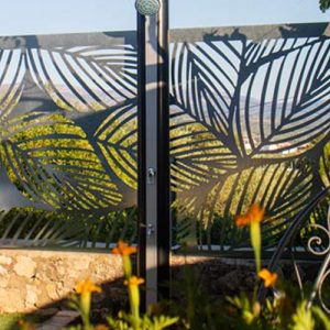 Vallas metálicas para jardín