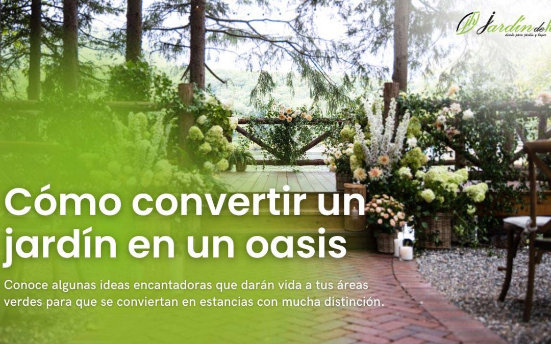 Cómo convertir un jardín en un oasis