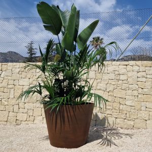 Jardinera cónica Ø950mm por 700mm altura