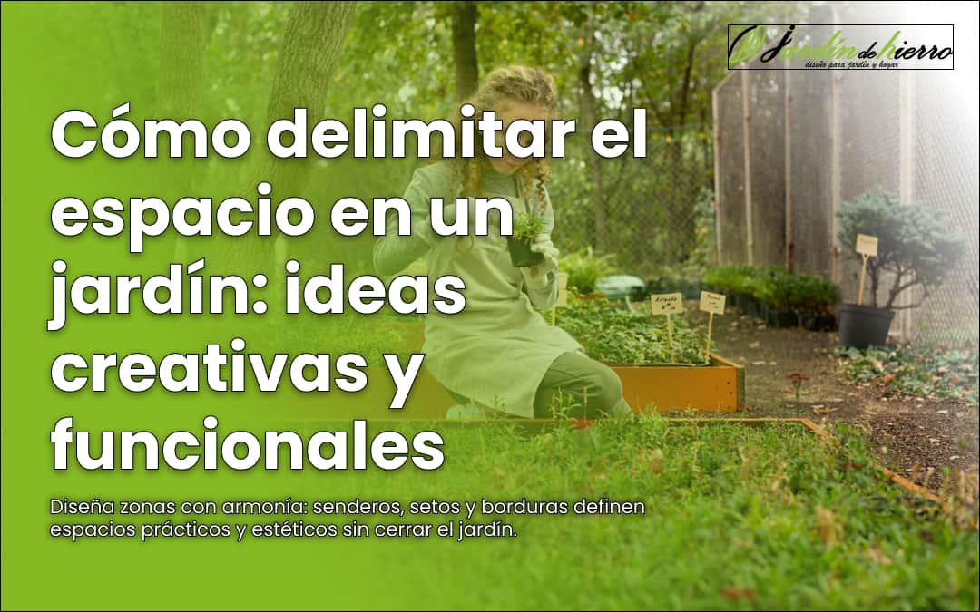 Cómo delimitar el espacio en un jardín: ideas creativas y funcionales